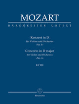 Mozart: Violin Concerto No. 4 in D Major, K. 218