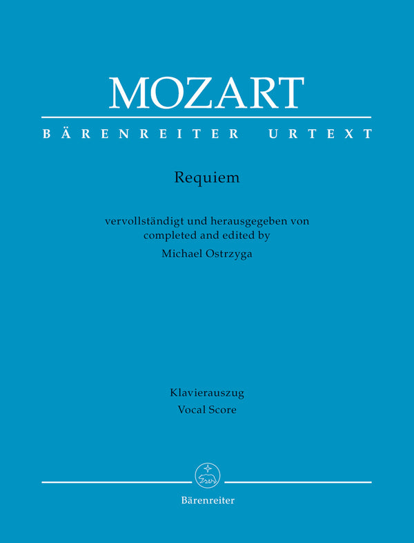 Requiem de Wolfgang Amadeus Mozart - Barenreiter - Requiem - full score -  Barenreiter