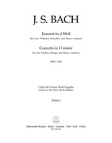 Bach: Concerto for 2 Violins in D Minor, BWV 1043