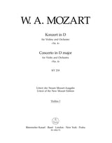 Mozart: Violin Concerto No. 4 in D Major, K. 218