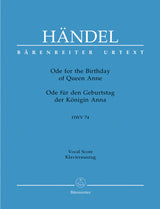 Handel: Ode for the Birthday of Queen Anne, HWV 74