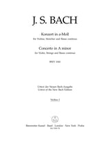 Bach: Violin Concerto in A Minor, BWV 1041