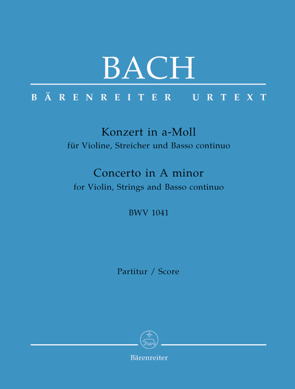 Bach: Violin Concerto in A Minor, BWV 1041