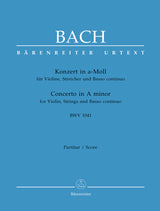 Bach: Violin Concerto in A Minor, BWV 1041