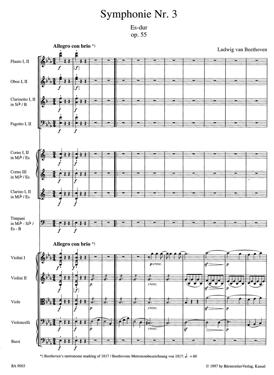 BARENREITER TASCHENPARTITUREN BEETHOVEN L.V. - SYMPHONY NO. 8 IN F MAJOR F  MAJOR OP. 93 - STUDY SCORE Classical sheets Pocket score: Beethoven, Ludwig  van: 9790006204311: : Books