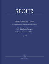 Spohr: 6 German Songs, Op. 103