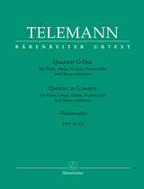 Telemann: Quartet in G Major for for Flute, Oboe, Violin, Cello and Basso continuo, TWV 43:G2