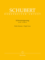 Schubert: Schwanengesang, D 957