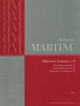 Martinů: String Quartet No. 5