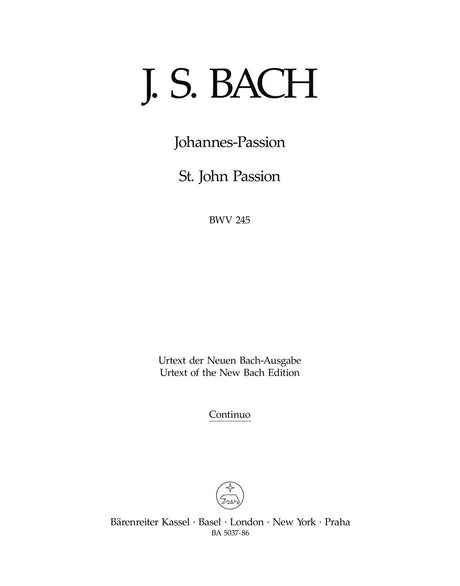 Bach: St. John Passion, BWV 245