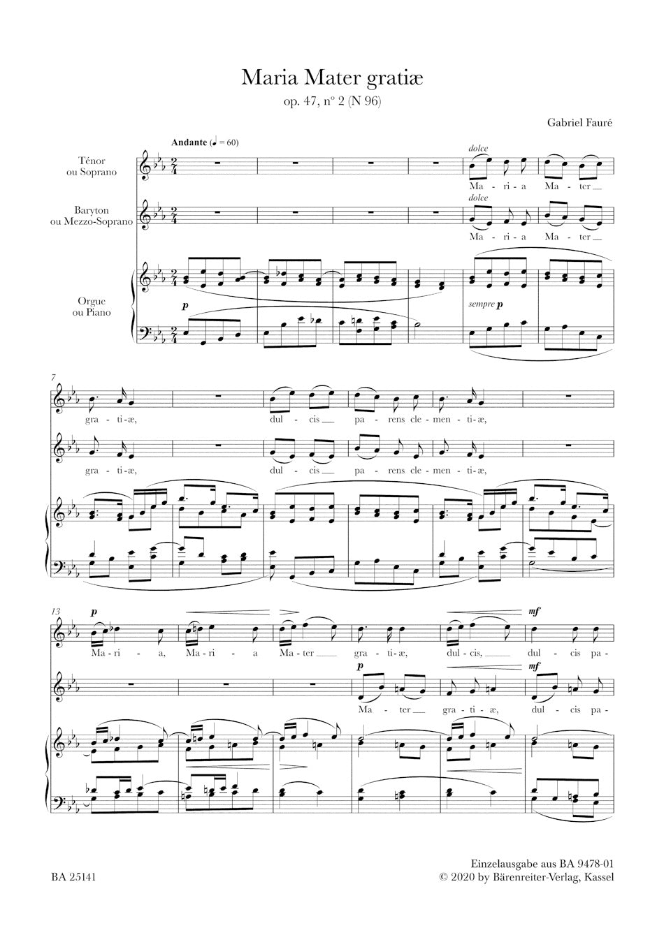 Dvorak Requiem Chorus Practice 13 (Tenor) 