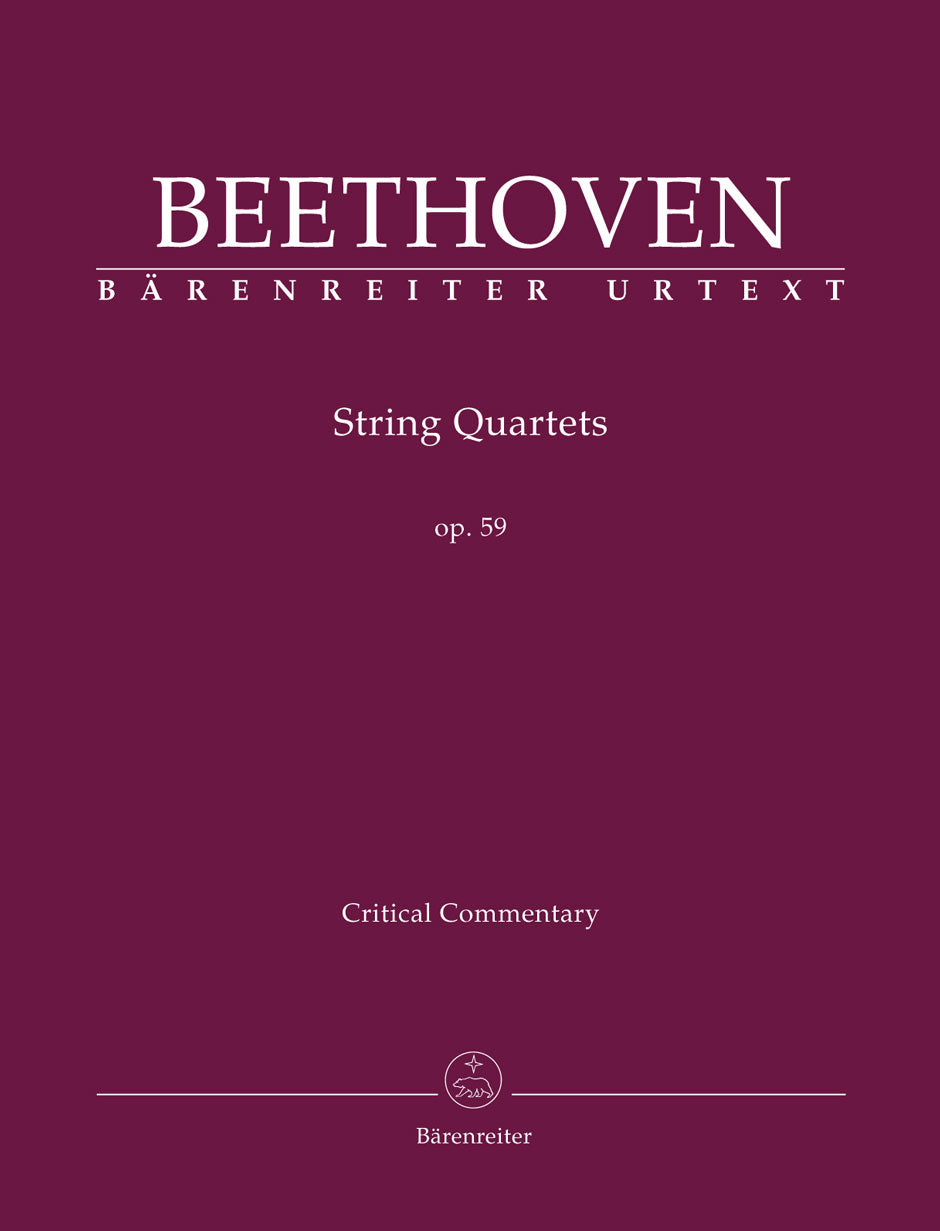 Beethoven: String Quartets, Op. 59