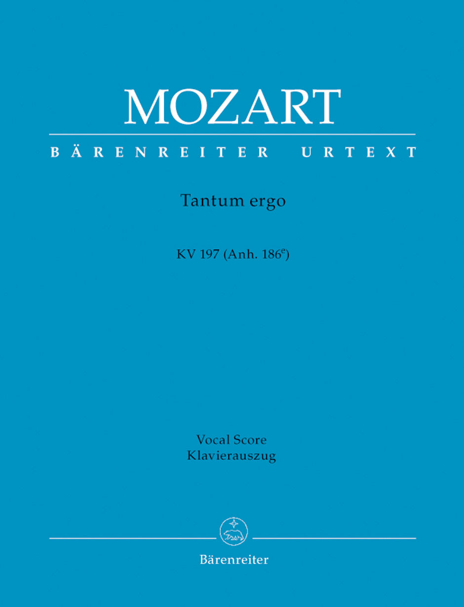 Mozart: Tantum ergo in D Major, K. 197 (Anh. 186e)