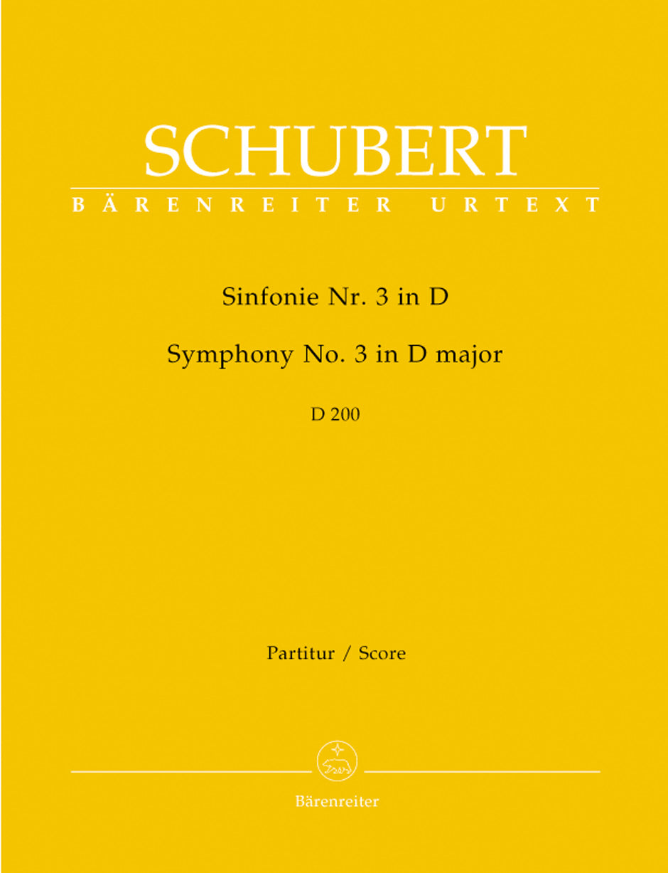 Schubert: Symphony No. 3 in D Major, D 200 - Ficks Music