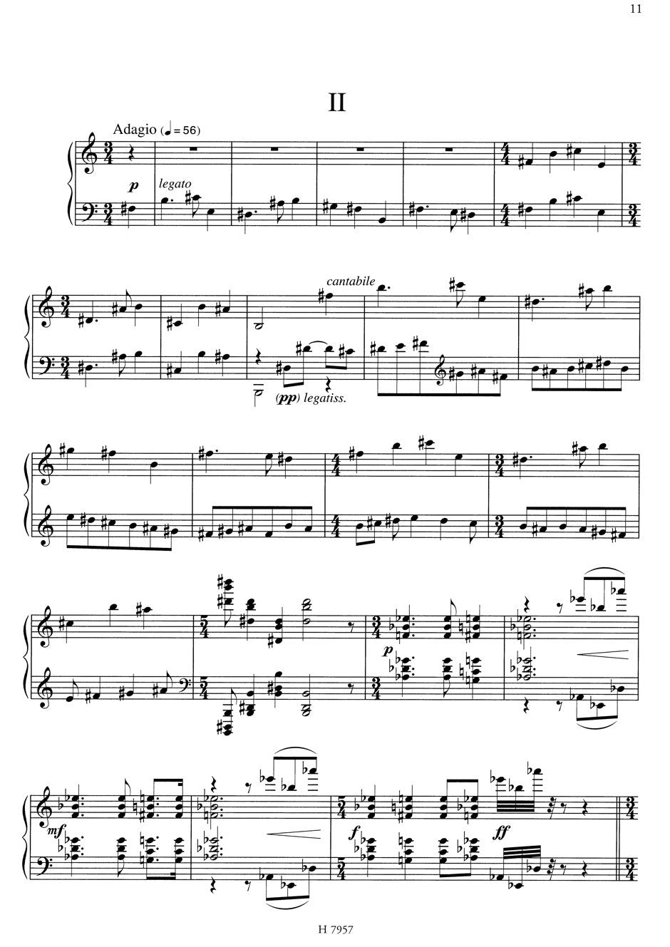 Fišer: Piano Sonata No. 3