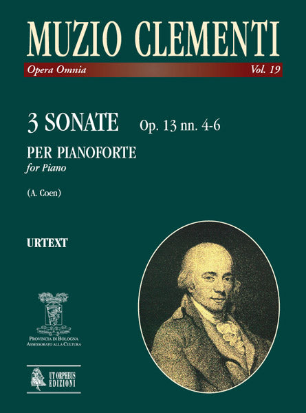 Clementi: 3 Piano Sonatas, Op. 13, Nos. 4-6