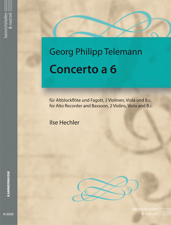 Telemann: Concerto for Recorder and Bassoon in F Major, TWV 52:F1