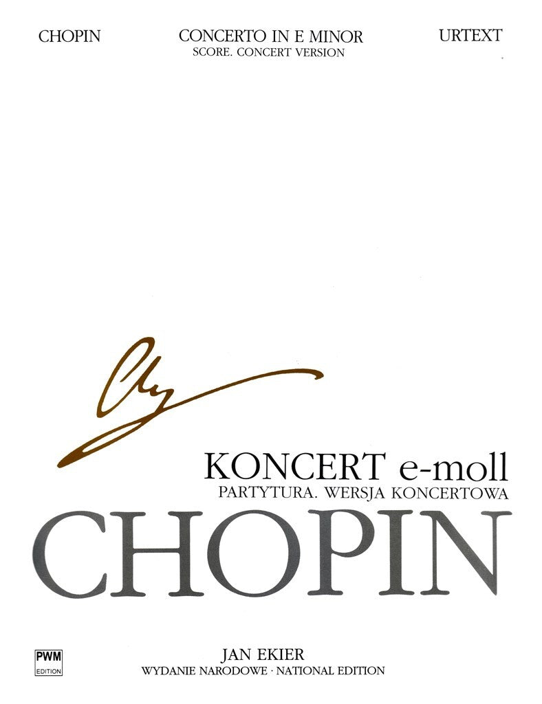 Chopin: Piano Concerto No. 1 in E Minor, Op. 11