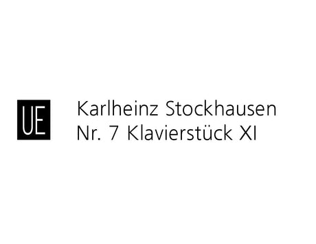 Stockhausen: Klavierstücke XI